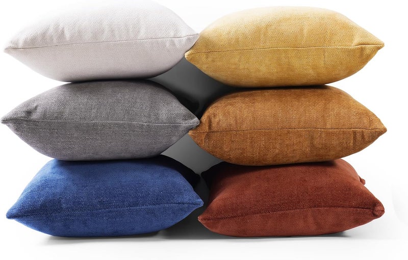 Eminence Home Milano Textured Filled Cushion, Mustard Yellow, 48x48 cm - Image 5